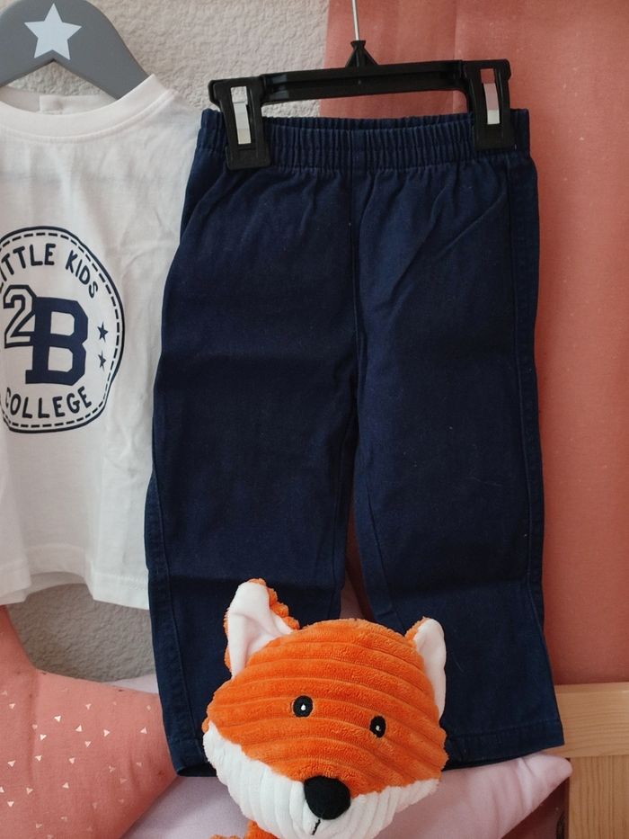 Ensemble bébé garçon - Veste + tee-shirt - jogging - 18 mois - Neuf - photo numéro 4