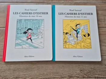 Lot de 2 BD Les cahiers d'Esther Histoires de mes 10 et 11 ans