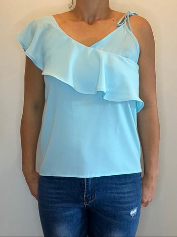 Haut bleu ciel Morgan