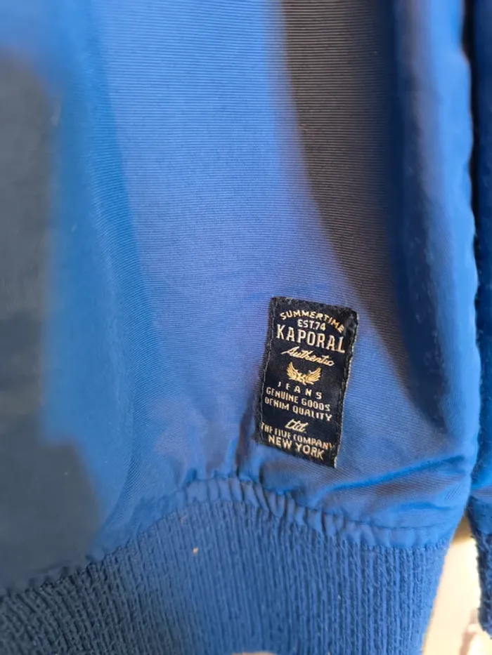79869 veste zippée bleu garçon 12 ans - photo numéro 4