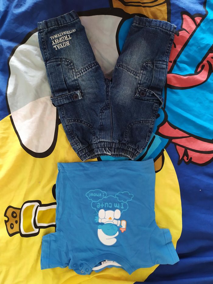 Tshirt + pantalon 6 mois
