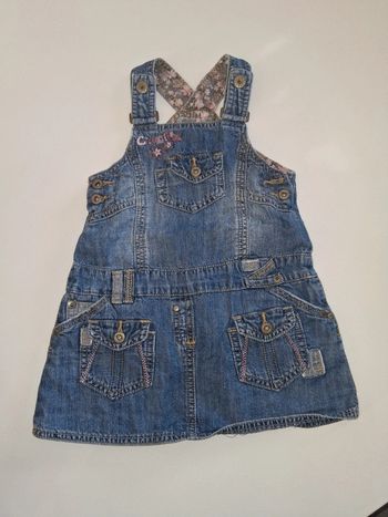 Robe salopette en jean avec 2 poches Creeks