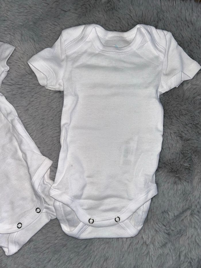 Lot de 2 bodies blanc - 3 mois - Tex Baby - photo numéro 3
