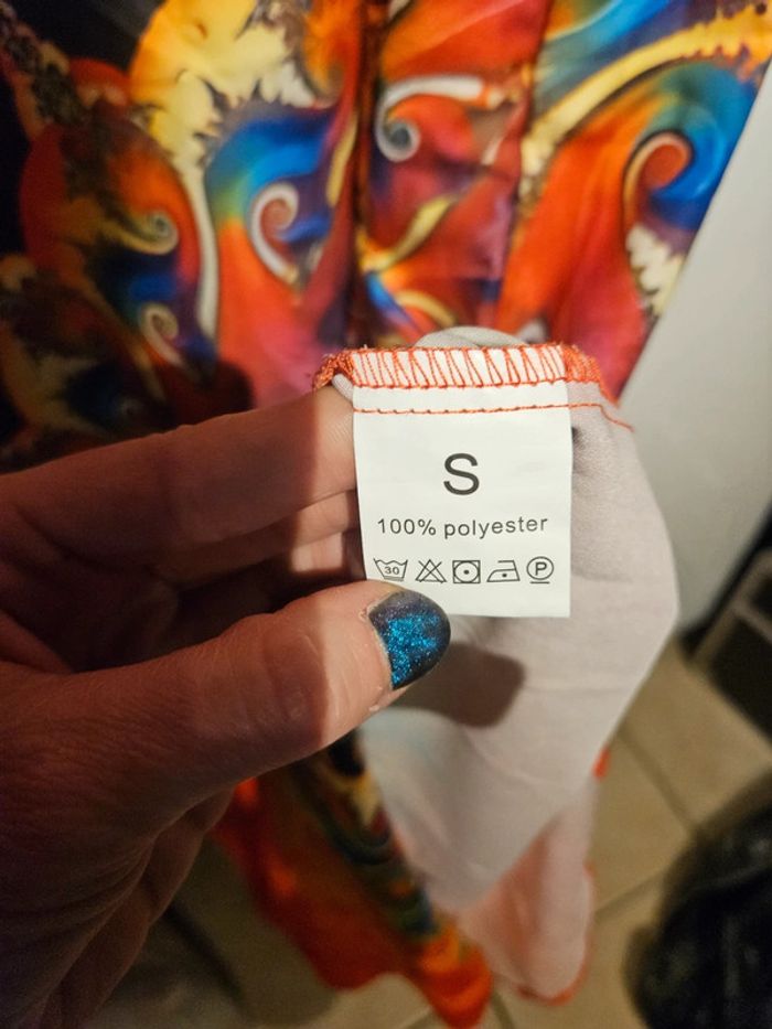 Robe longue en dessous du genou manche courte taille S (taille plus du M) - photo numéro 2