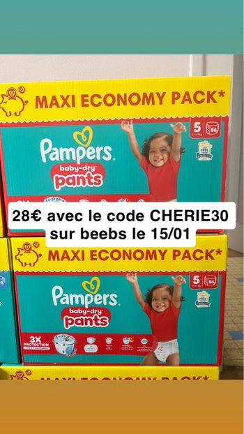 Pampers T5 - 172 couches