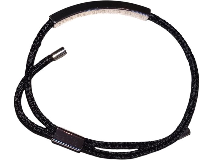 Bracelet argenté message - photo numéro 3