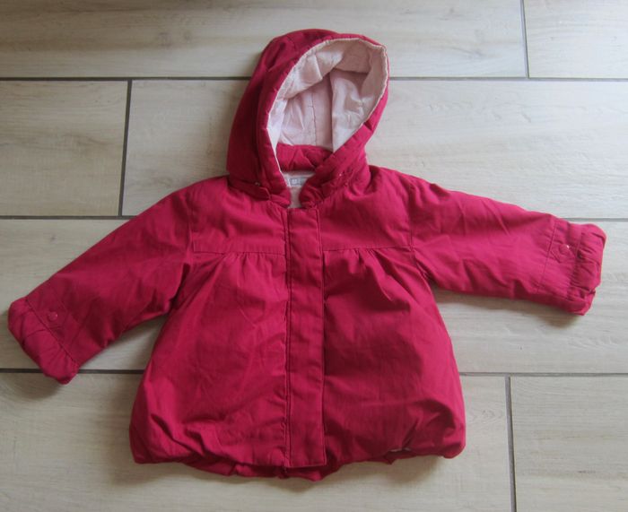 Manteau a capuche fille 23 mois