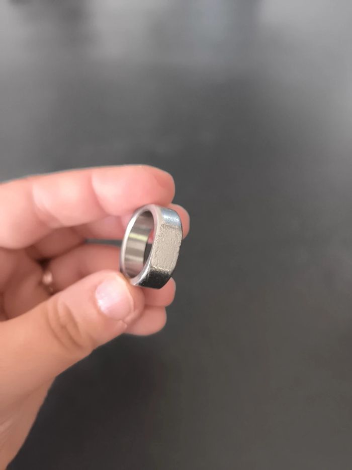 Bague acier homme - photo numéro 3