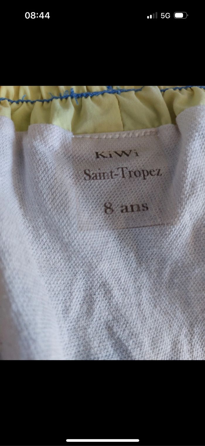 Short de bain KiWi Saint Tropez taille 8 ans - photo numéro 4