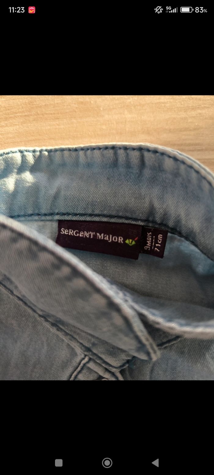 Chemise taille 9 mois - photo numéro 3