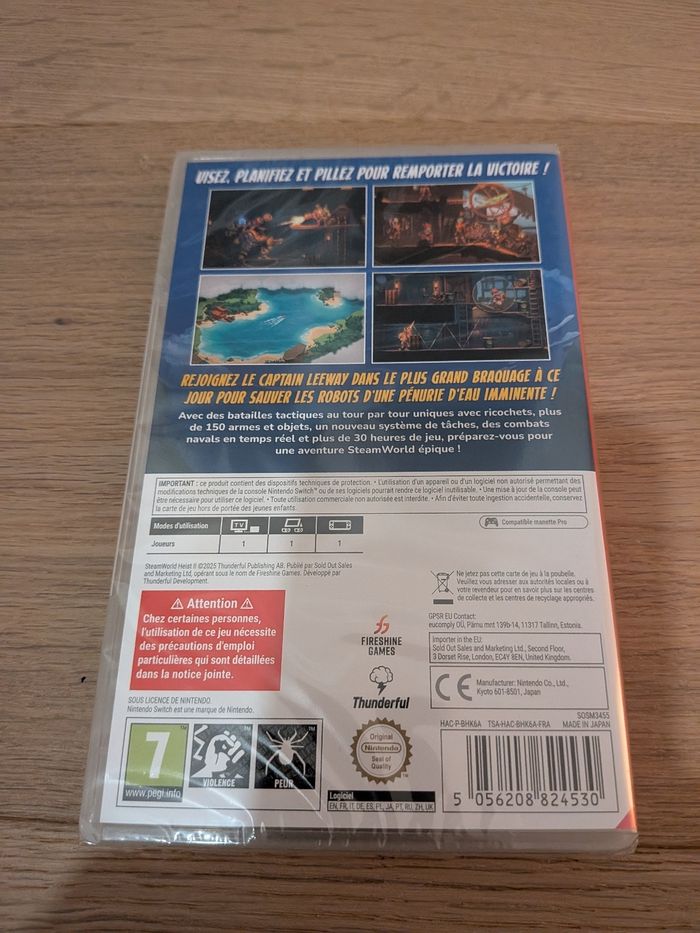 SteamWorld Heist 2 switch neuf sous blister - photo numéro 2