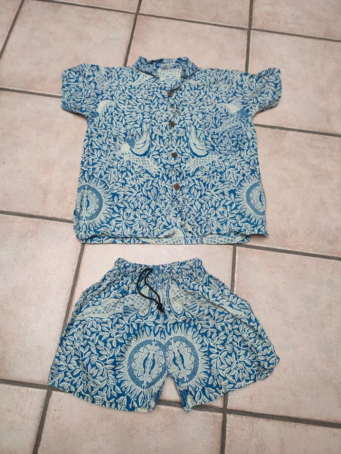 Pyjama bleu Bali