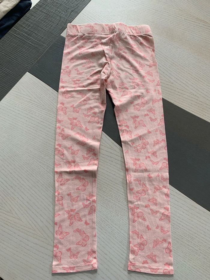 Legging rose papillons 8 ans In Extenso - photo numéro 4