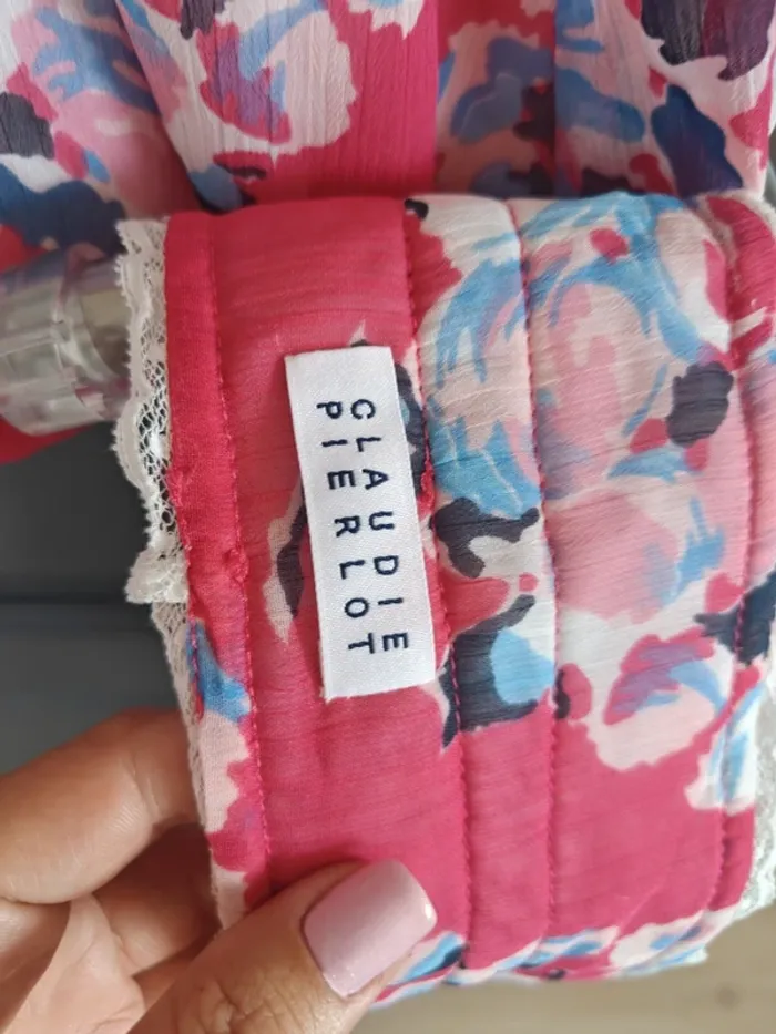 Robe Claudie Pierlot fleurs - photo numéro 2
