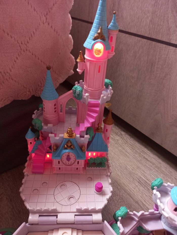polly pocket vintage chateau de cendrillon avec personnages - photo numéro 6
