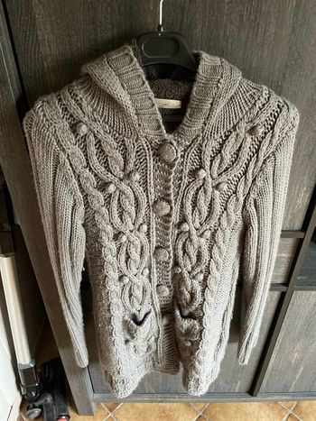 Gilet long doublé polaire