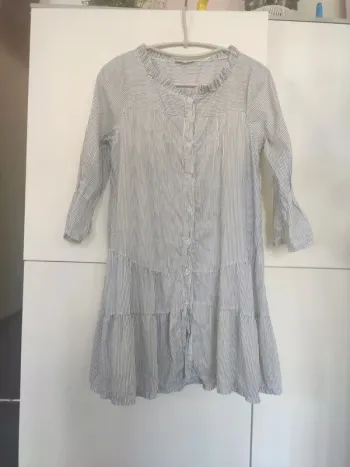 Defi Mode Robe tunique rayée S