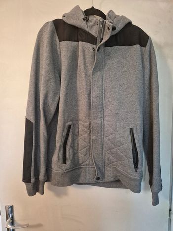 Veste grise et noire Jules taille L