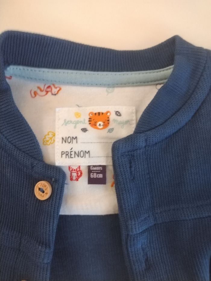 Gilet bébé garçon 6 mois Sergent Major - photo numéro 5