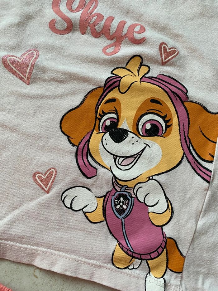 Pyjama short fille Pat Patrouille 3 ans - photo numéro 4