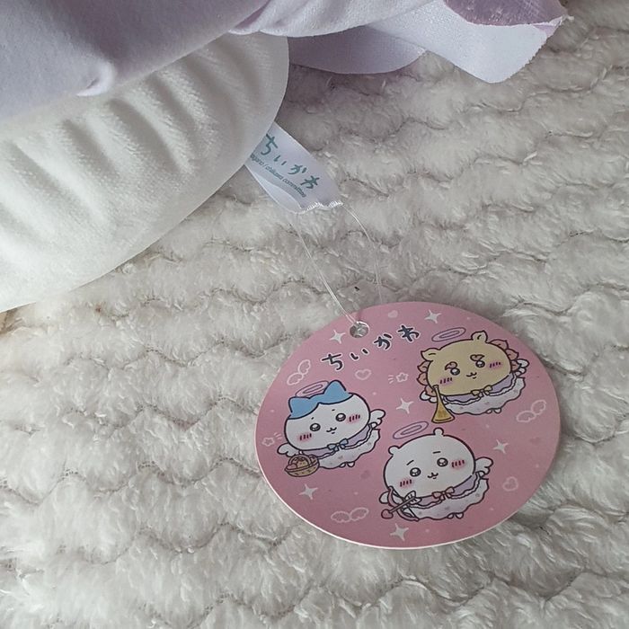 14" Japan Chiikawa Chikawa Lion Shisa Tenshi Angel Big Soft Plush Doll UFO Prize - photo numéro 2