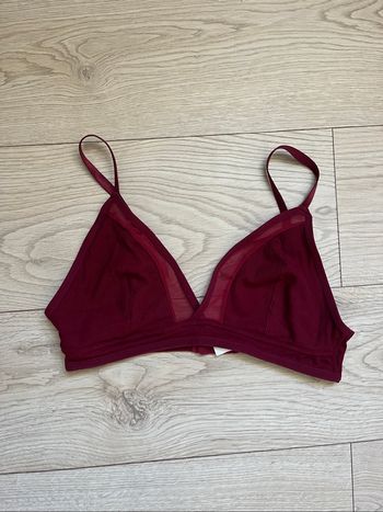 Soutien gorge bordeaux