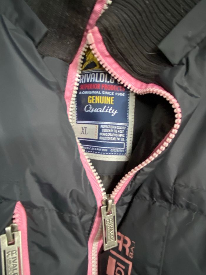 Doudoune courte Rivaldi noire/rose taille XL - photo numéro 5