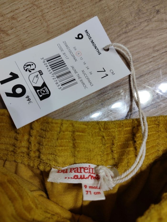 Pantalon neuf velours côtelé - photo numéro 2