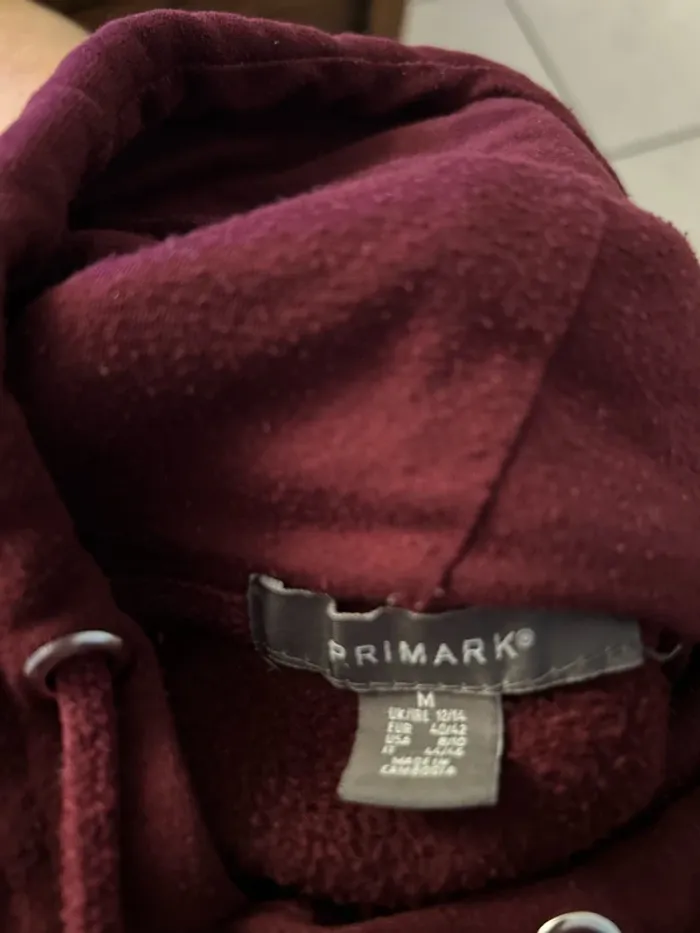 Sweat-shirt bordeaux - photo numéro 4
