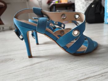 escarpins bleus 40