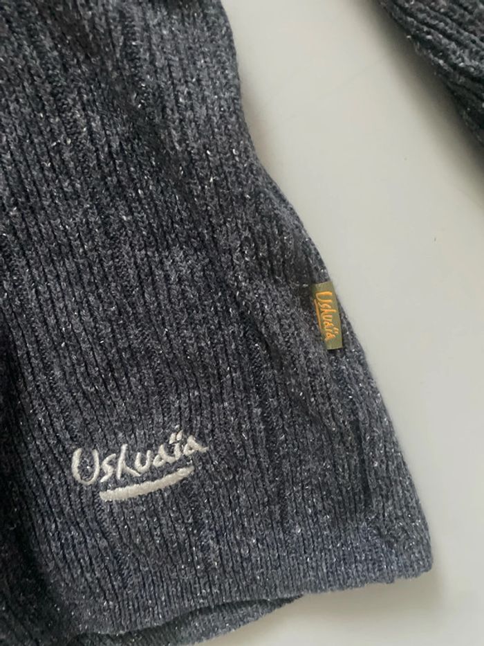 Pull vintage à col roulé en laine, taille L - photo numéro 3