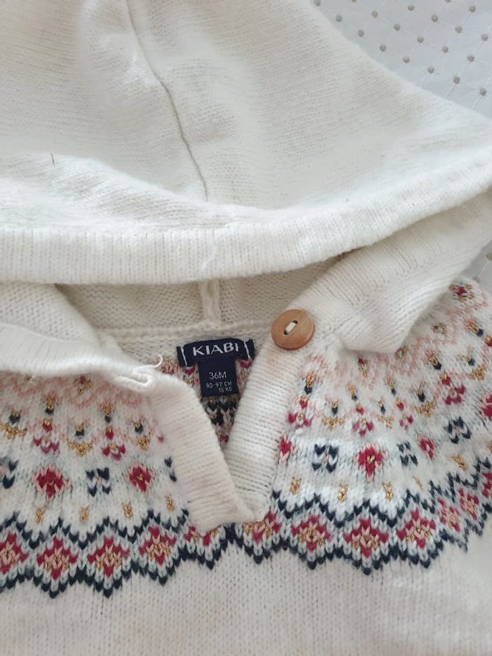 Poncho bébé fille 35 mois - photo numéro 2