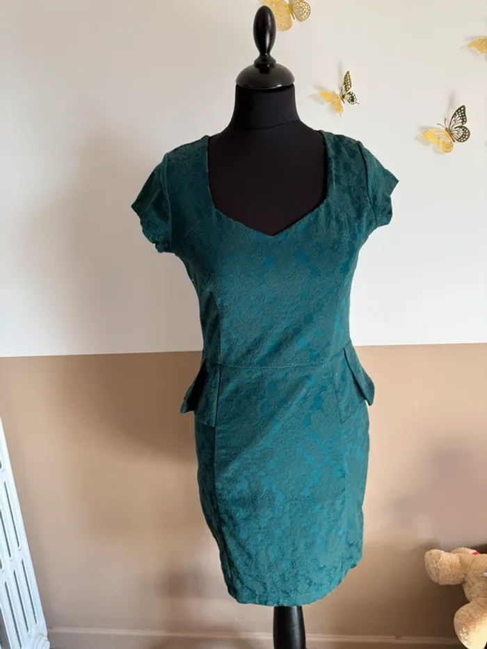Magnifique robe verte