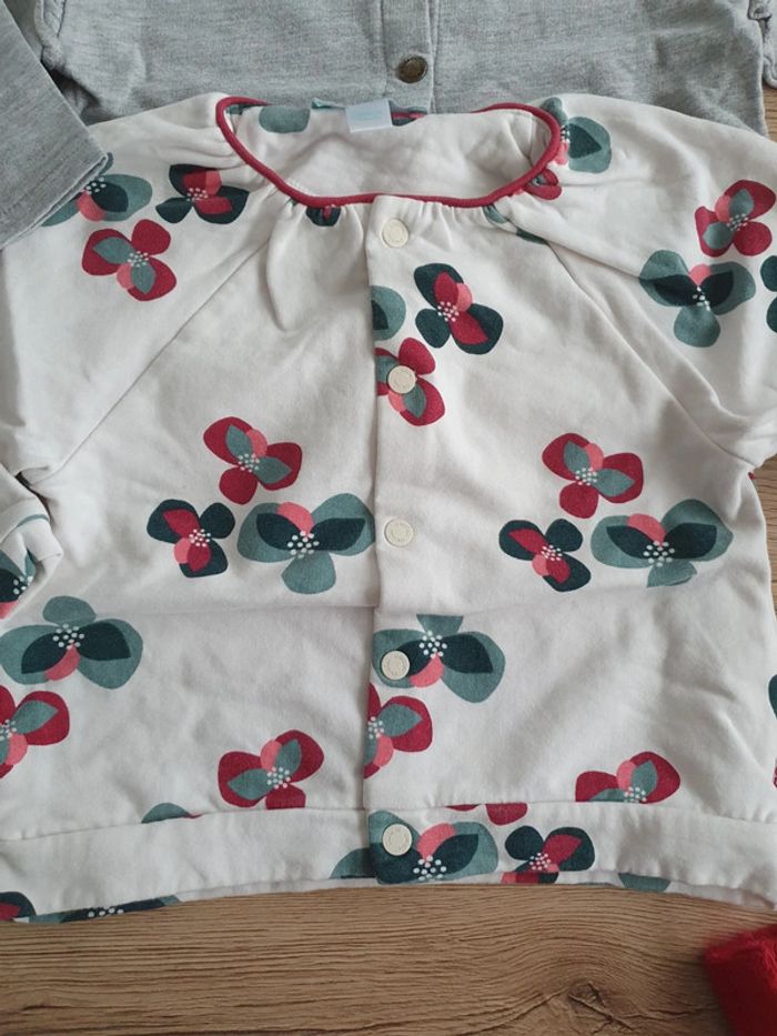 Lot gilets sergent major/obaibi/vertbaudet 12mois - photo numéro 5