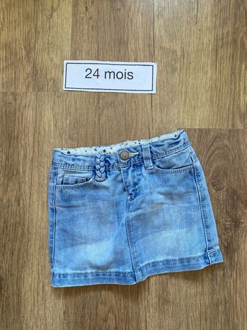 Jupe en jean 2 ans
