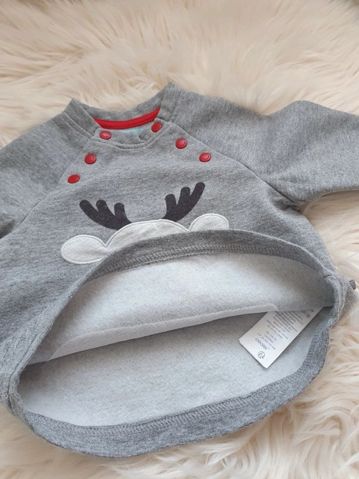 Boy: sweat renne Obaïbi 6 mois - photo numéro 4