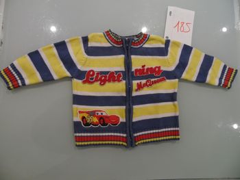 gilet 6 mois disney Cars