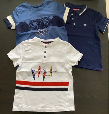 Lot 3 tee shirts sergent major 4 ans