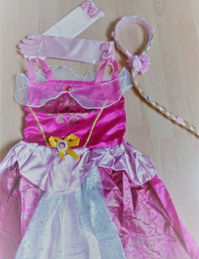 Déguisement Robe Princesse Rose et accessoires 4ans - photo numéro 8