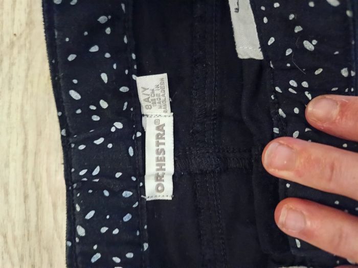Pantalon matière velours noir - photo numéro 3