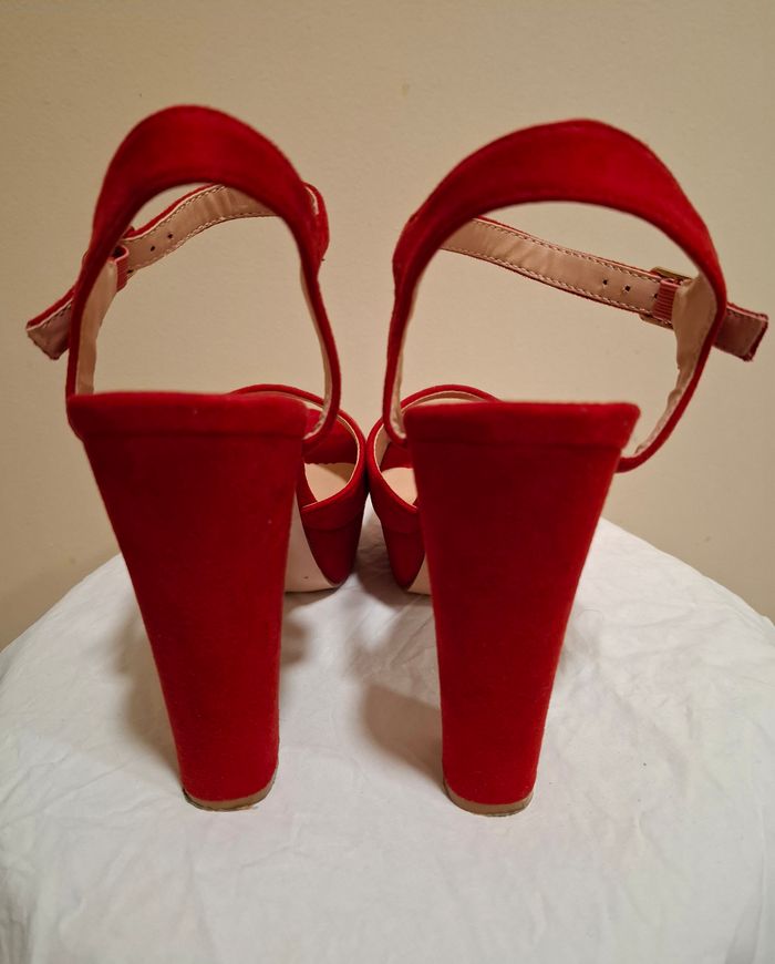 Sandales à talons rouges T38 - photo numéro 5
