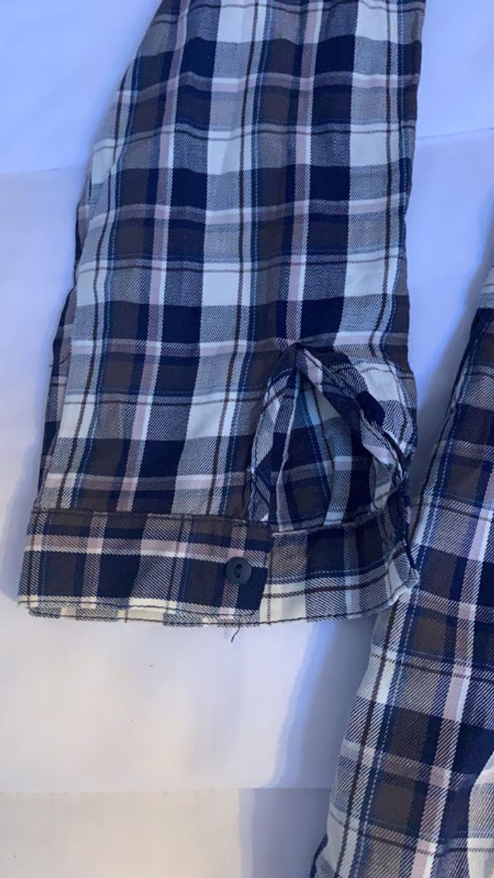 Robe chemise à carreaux - photo numéro 4