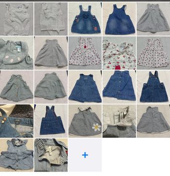 Lot de 9 vêtements bébé fille 6mois