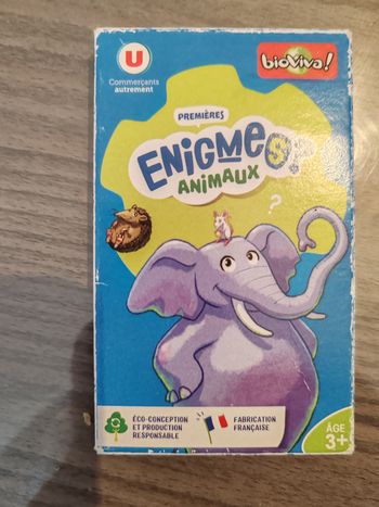 Jeu énigmes animaux 