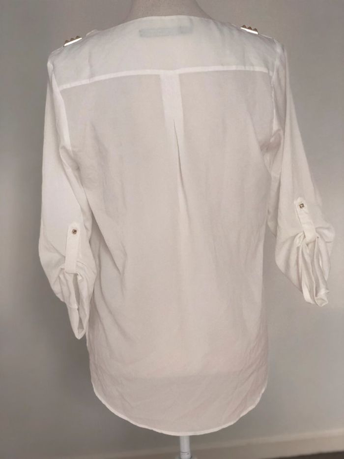Chemise Zara blanche taille S - photo numéro 6