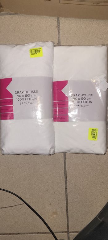Drap housse 90×190