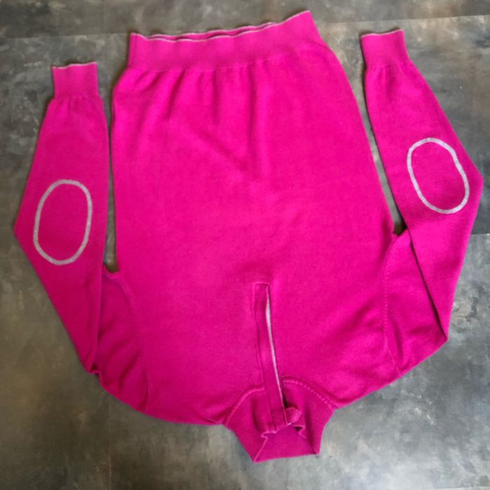 Pull fuchsia coton cachemire stretch M Celio - photo numéro 4