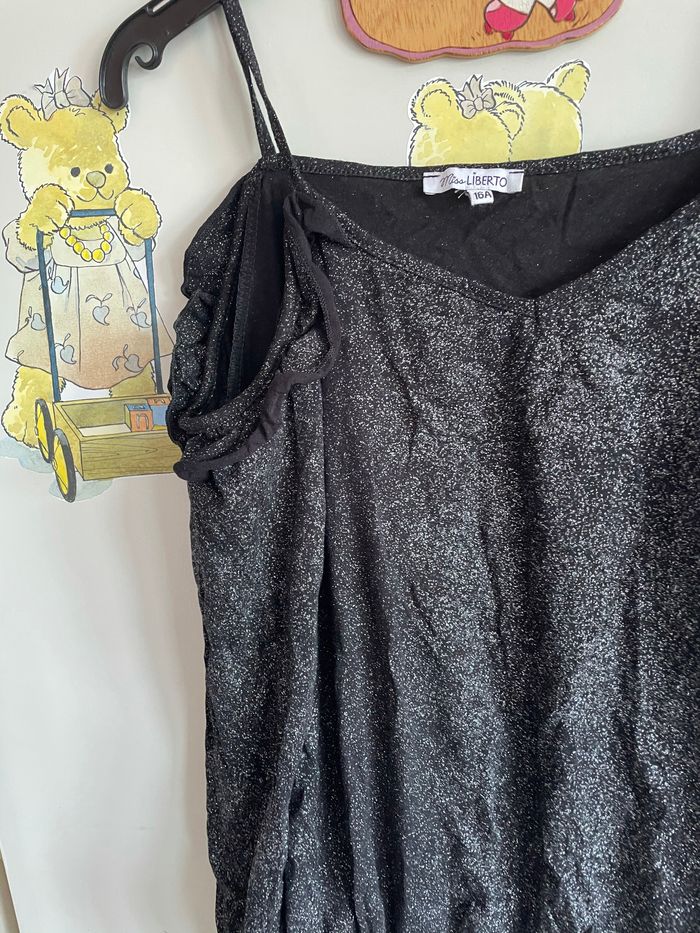 Top à bretelles à épaules découvertes, taille 16 ans, marque Miss Liberto - photo numéro 2