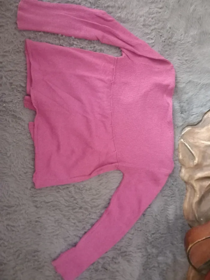 Gilet rose (8 ans) - photo numéro 2