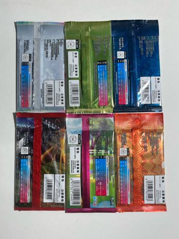 Lot de 6 x boosters Pokémon en Chinois Simplifié 🇨🇳 - photo numéro 2